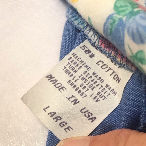 Very Vintage Azure Blue Jumpsuit Like New Size Large - Picture 7 of 7